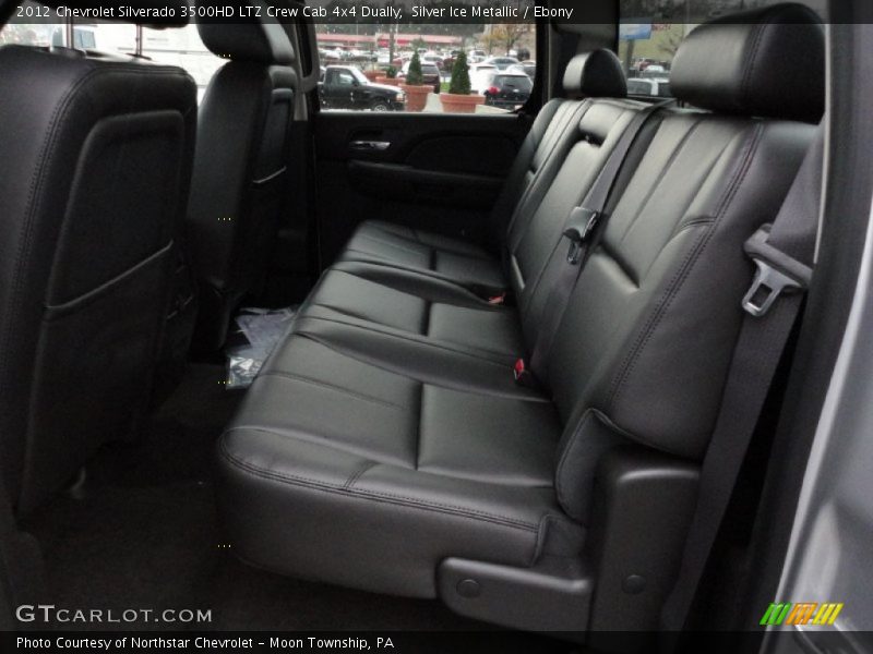  2012 Silverado 3500HD LTZ Crew Cab 4x4 Dually Ebony Interior