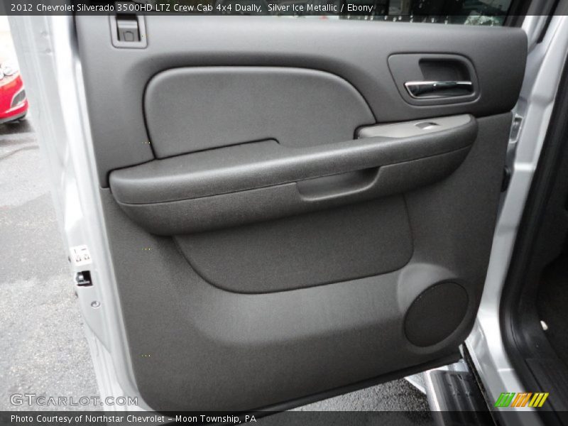 Silver Ice Metallic / Ebony 2012 Chevrolet Silverado 3500HD LTZ Crew Cab 4x4 Dually