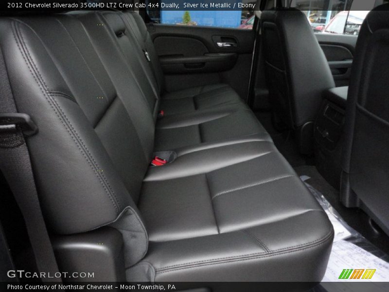 Silver Ice Metallic / Ebony 2012 Chevrolet Silverado 3500HD LTZ Crew Cab 4x4 Dually