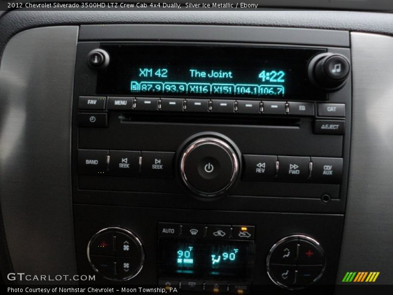 Audio System of 2012 Silverado 3500HD LTZ Crew Cab 4x4 Dually