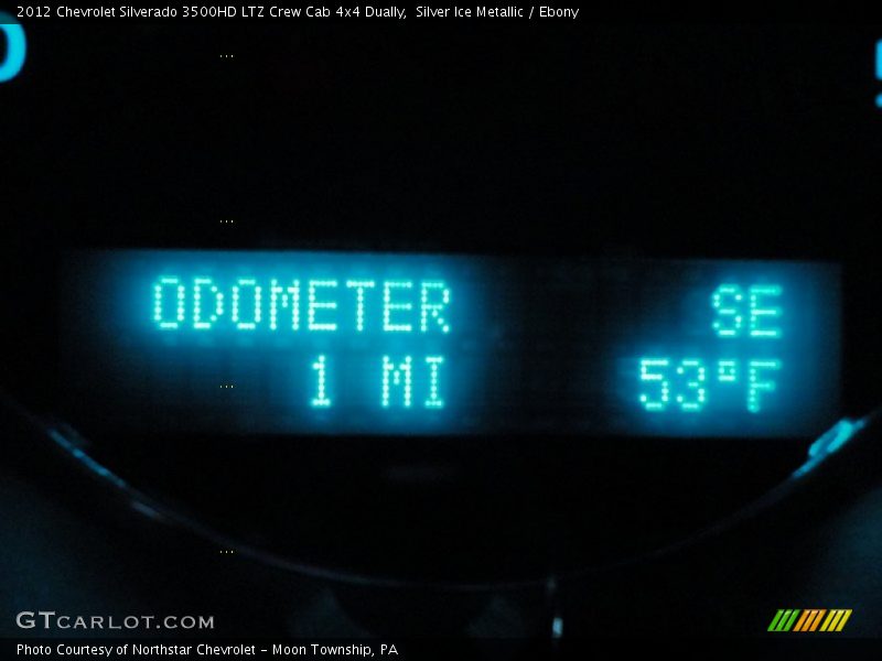 Silver Ice Metallic / Ebony 2012 Chevrolet Silverado 3500HD LTZ Crew Cab 4x4 Dually