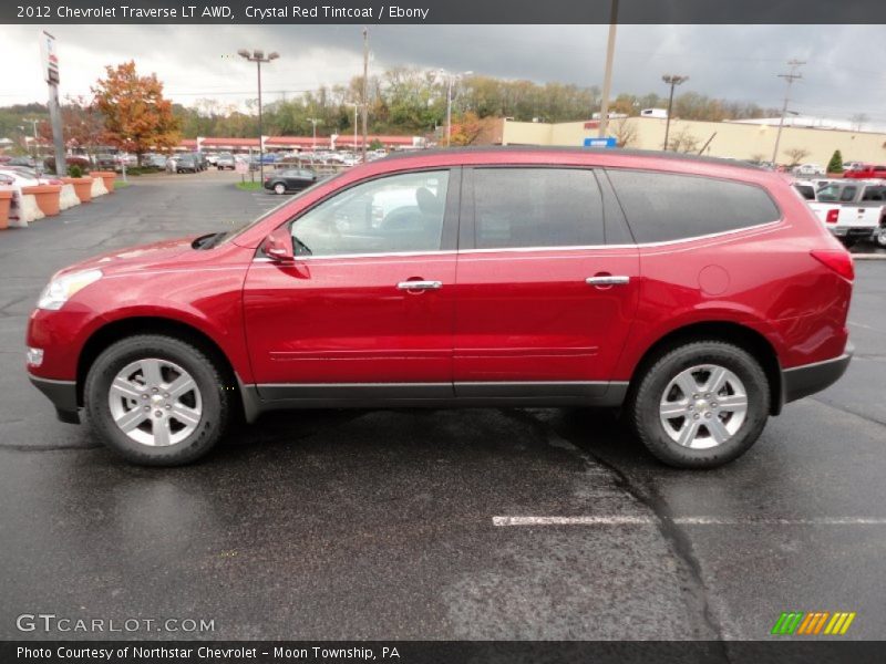  2012 Traverse LT AWD Crystal Red Tintcoat
