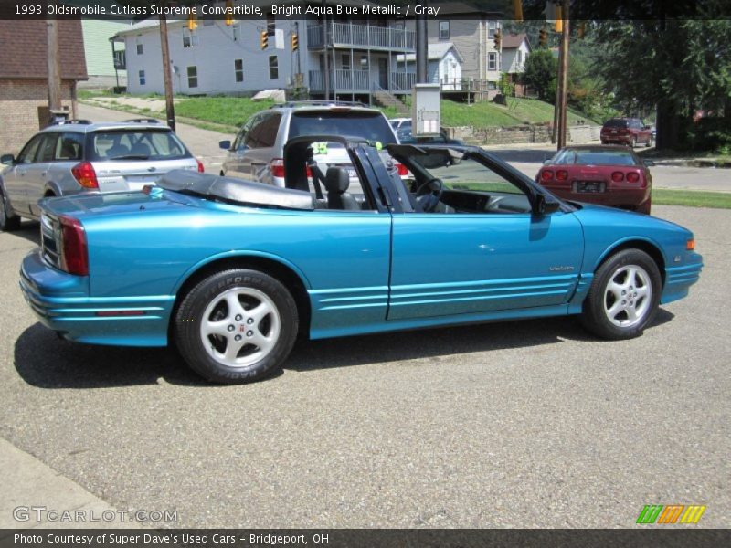  1993 Cutlass Supreme Convertible Bright Aqua Blue Metallic
