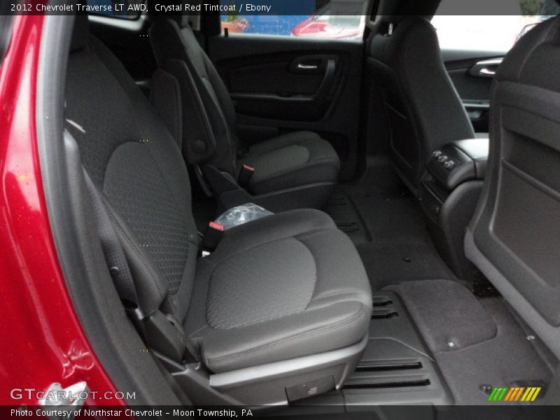 Crystal Red Tintcoat / Ebony 2012 Chevrolet Traverse LT AWD