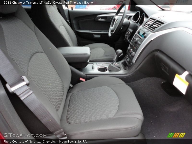 Crystal Red Tintcoat / Ebony 2012 Chevrolet Traverse LT AWD