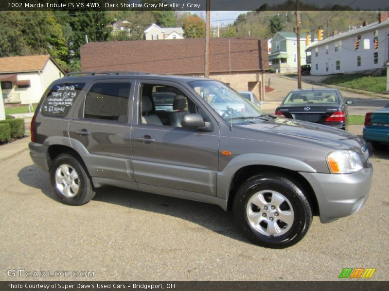 Dark Shadow Gray Metallic / Gray 2002 Mazda Tribute ES V6 4WD