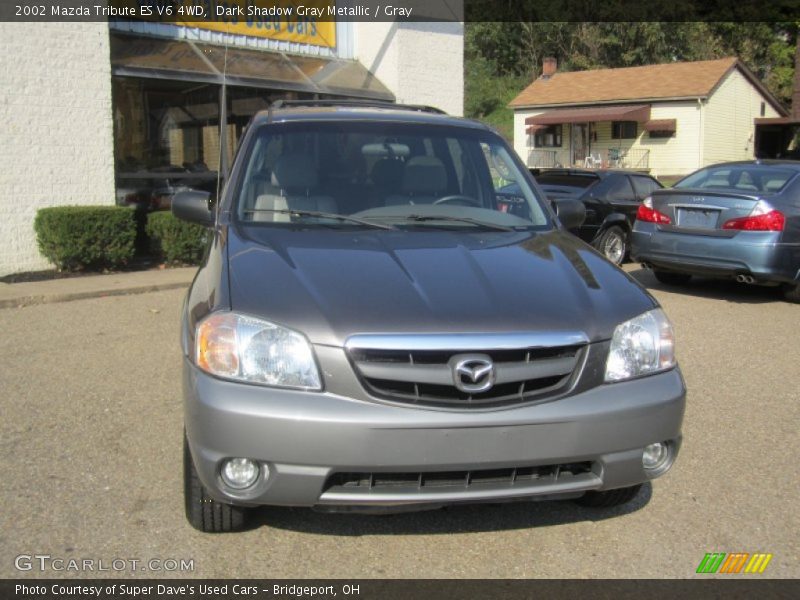 Dark Shadow Gray Metallic / Gray 2002 Mazda Tribute ES V6 4WD