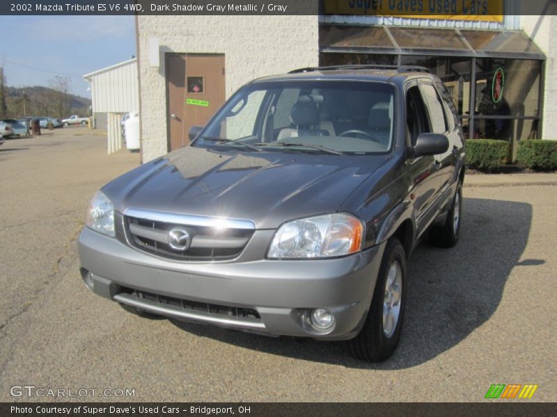 Dark Shadow Gray Metallic / Gray 2002 Mazda Tribute ES V6 4WD