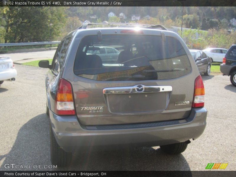 Dark Shadow Gray Metallic / Gray 2002 Mazda Tribute ES V6 4WD