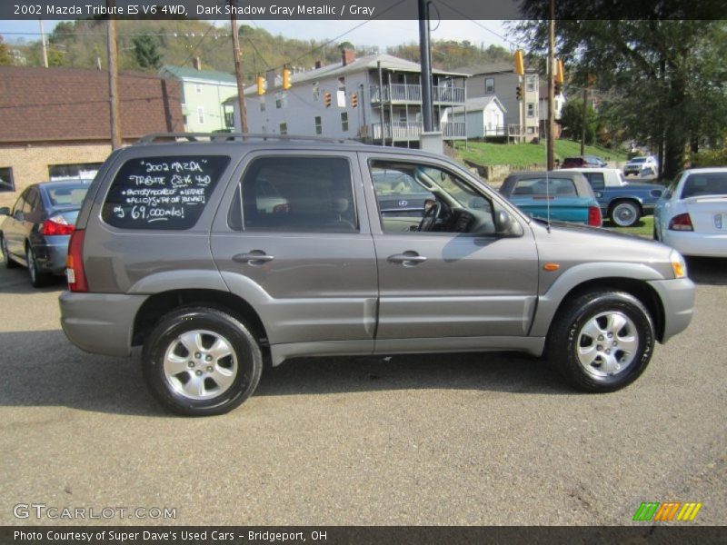 Dark Shadow Gray Metallic / Gray 2002 Mazda Tribute ES V6 4WD