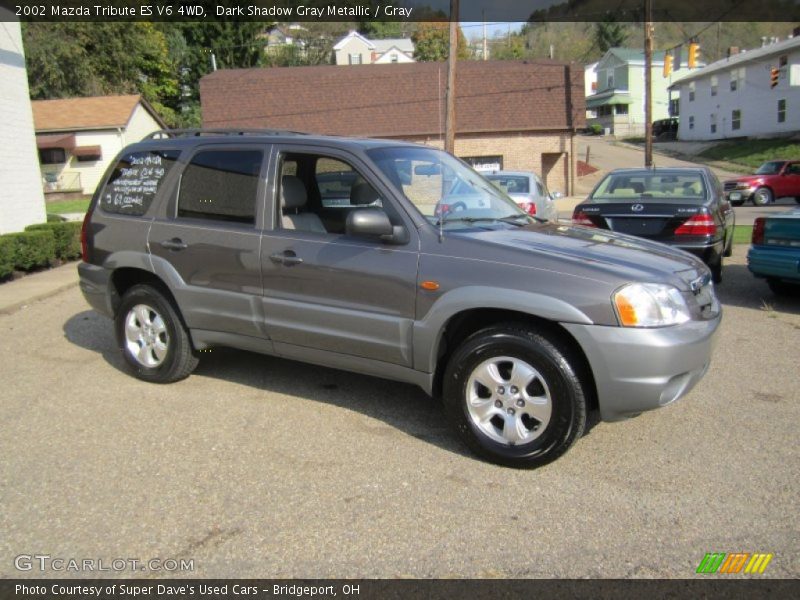 Dark Shadow Gray Metallic / Gray 2002 Mazda Tribute ES V6 4WD