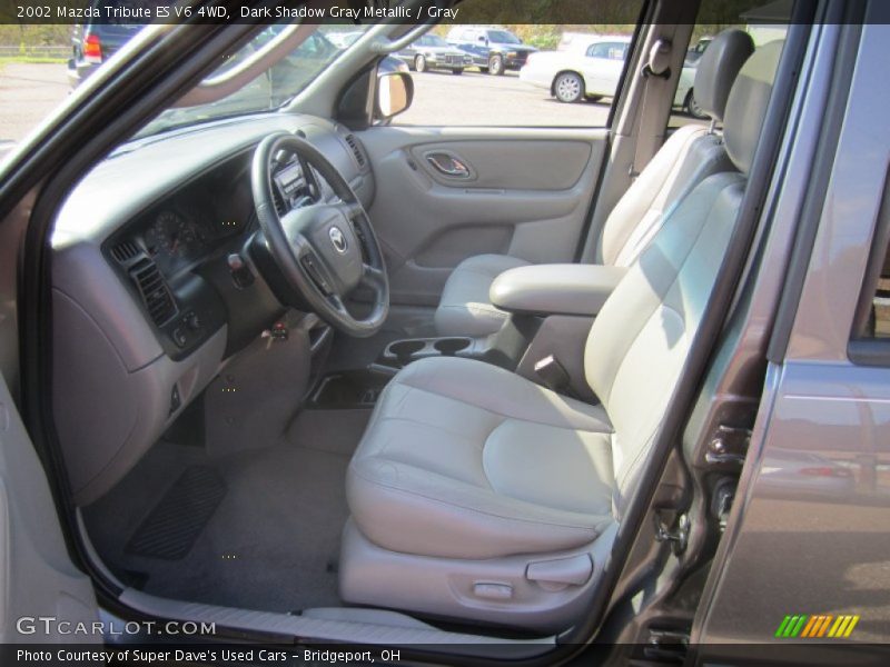 Dark Shadow Gray Metallic / Gray 2002 Mazda Tribute ES V6 4WD