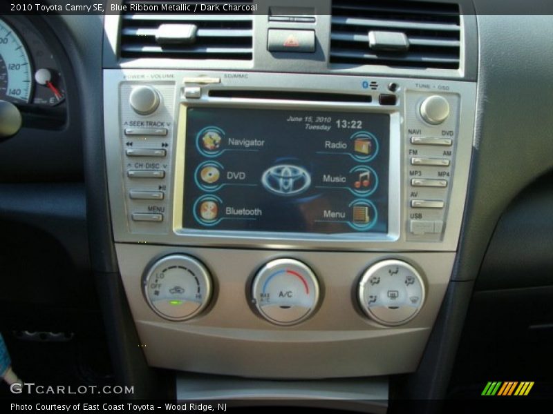Blue Ribbon Metallic / Dark Charcoal 2010 Toyota Camry SE