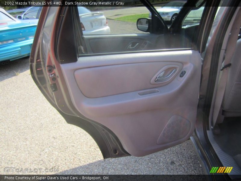 Dark Shadow Gray Metallic / Gray 2002 Mazda Tribute ES V6 4WD