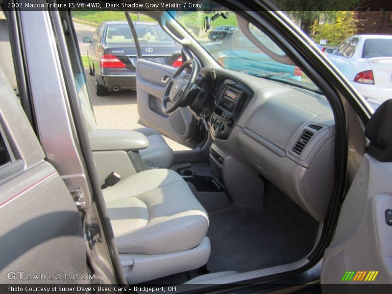 Dark Shadow Gray Metallic / Gray 2002 Mazda Tribute ES V6 4WD