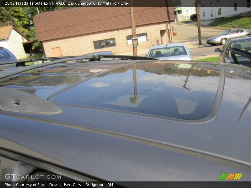 Dark Shadow Gray Metallic / Gray 2002 Mazda Tribute ES V6 4WD