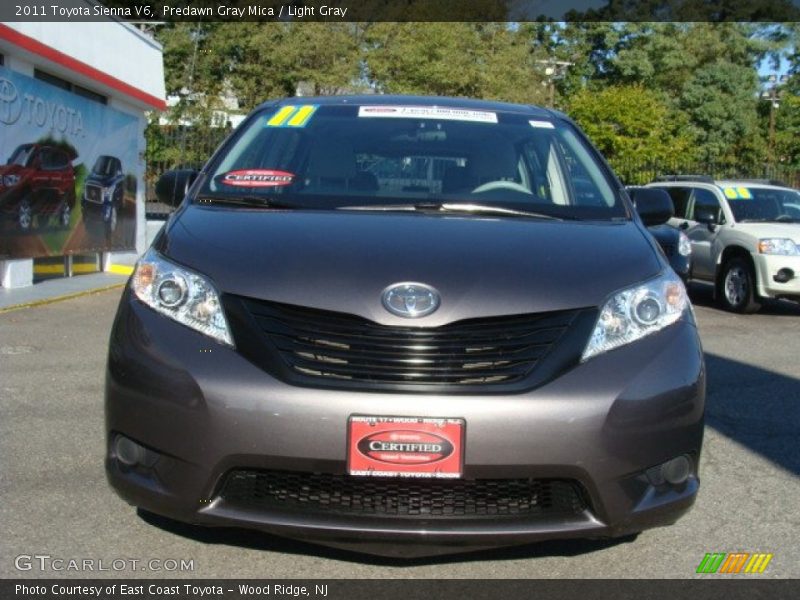 Predawn Gray Mica / Light Gray 2011 Toyota Sienna V6