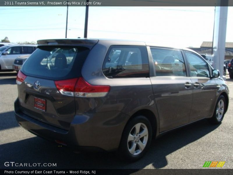 Predawn Gray Mica / Light Gray 2011 Toyota Sienna V6
