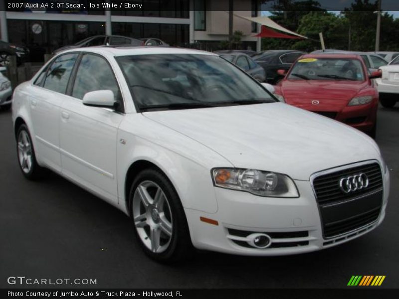 Ibis White / Ebony 2007 Audi A4 2.0T Sedan