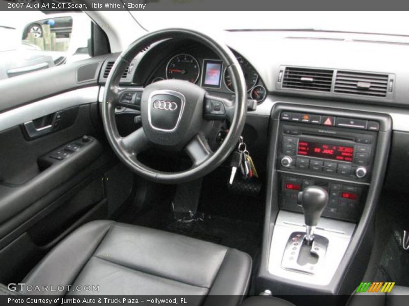 Ibis White / Ebony 2007 Audi A4 2.0T Sedan
