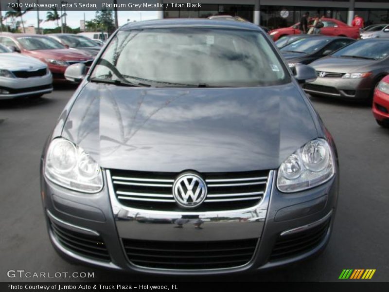 Platinum Grey Metallic / Titan Black 2010 Volkswagen Jetta S Sedan