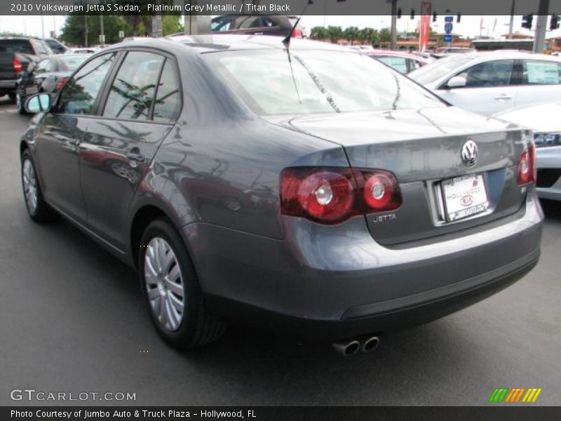 Platinum Grey Metallic / Titan Black 2010 Volkswagen Jetta S Sedan
