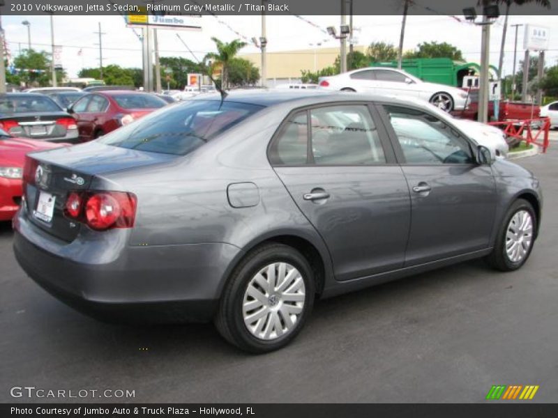 Platinum Grey Metallic / Titan Black 2010 Volkswagen Jetta S Sedan
