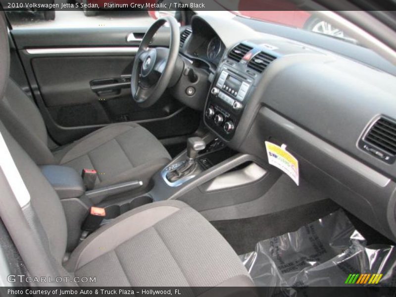 Platinum Grey Metallic / Titan Black 2010 Volkswagen Jetta S Sedan