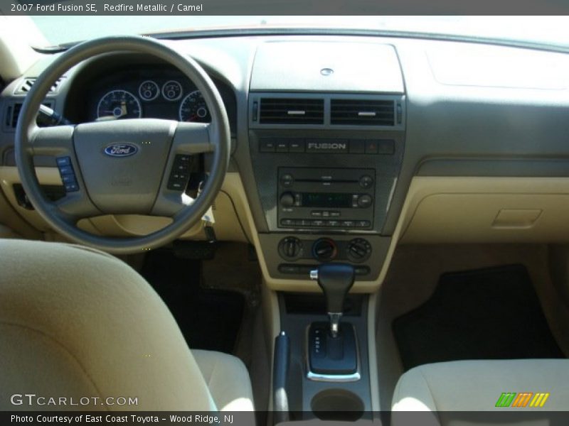 Redfire Metallic / Camel 2007 Ford Fusion SE