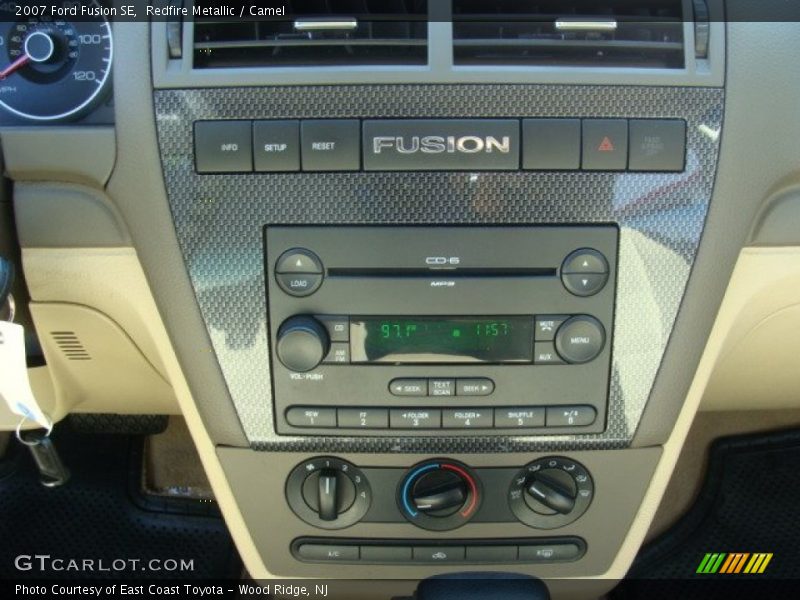Redfire Metallic / Camel 2007 Ford Fusion SE