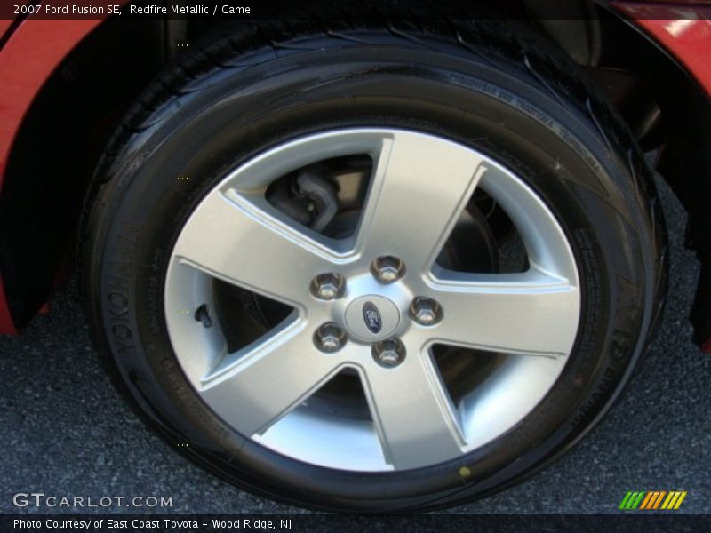 Redfire Metallic / Camel 2007 Ford Fusion SE