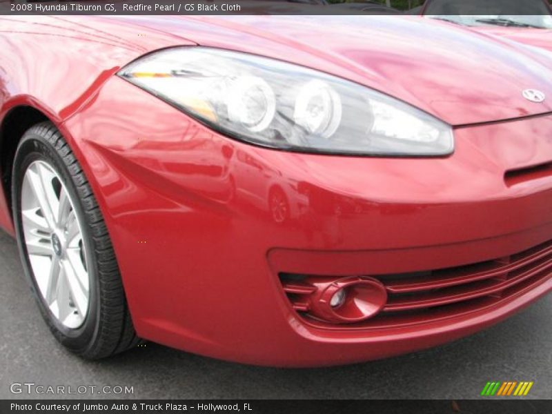 Redfire Pearl / GS Black Cloth 2008 Hyundai Tiburon GS