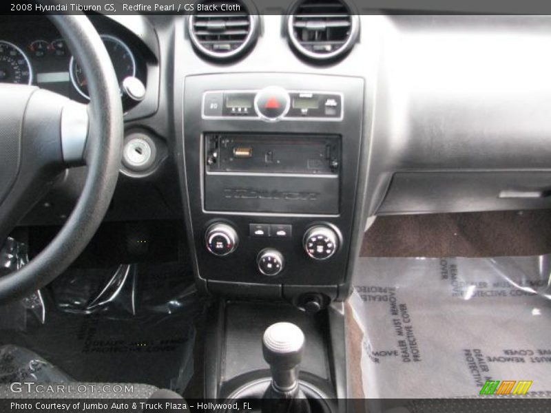 Redfire Pearl / GS Black Cloth 2008 Hyundai Tiburon GS