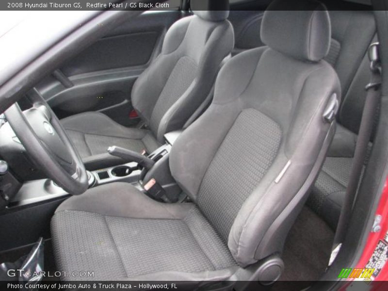 Redfire Pearl / GS Black Cloth 2008 Hyundai Tiburon GS