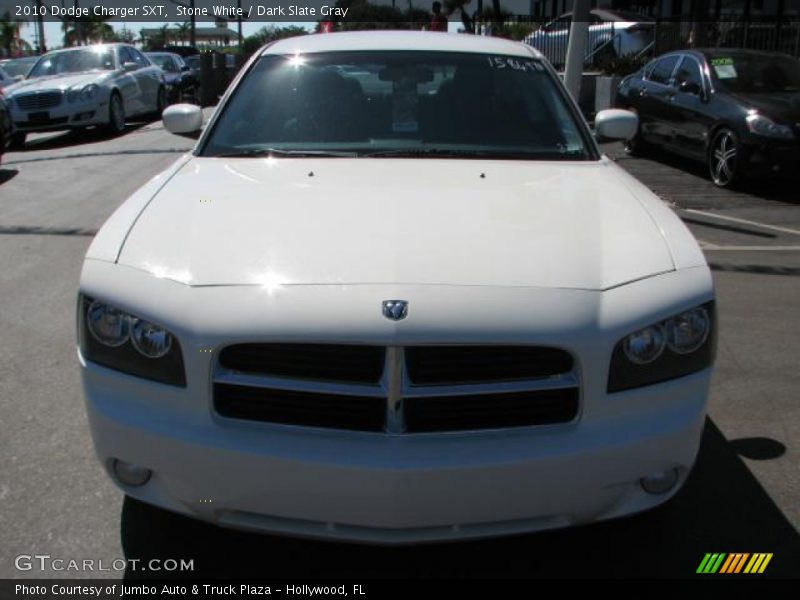 Stone White / Dark Slate Gray 2010 Dodge Charger SXT