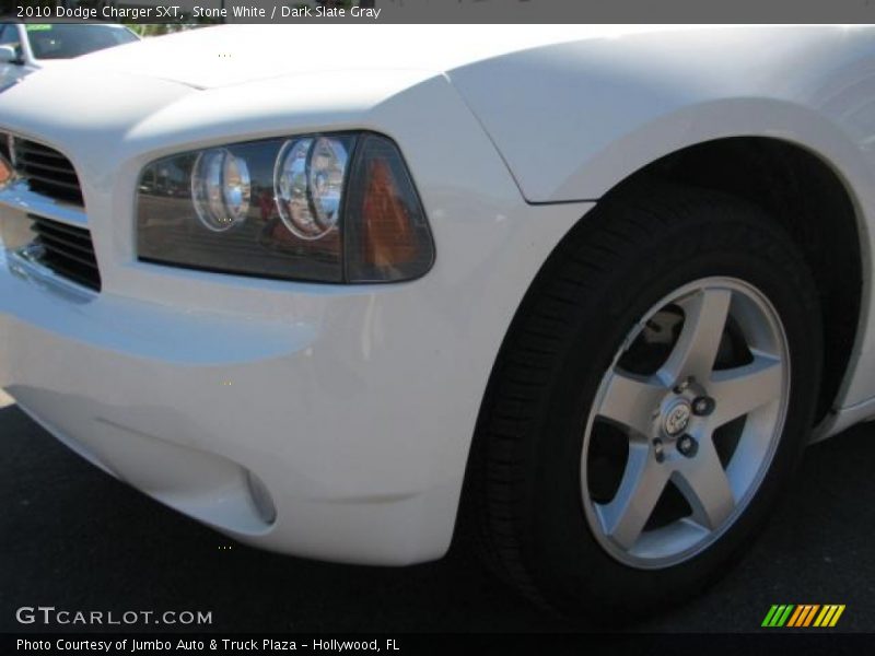Stone White / Dark Slate Gray 2010 Dodge Charger SXT