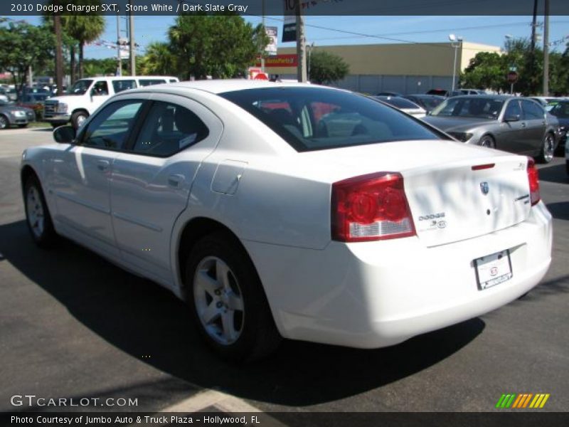 Stone White / Dark Slate Gray 2010 Dodge Charger SXT