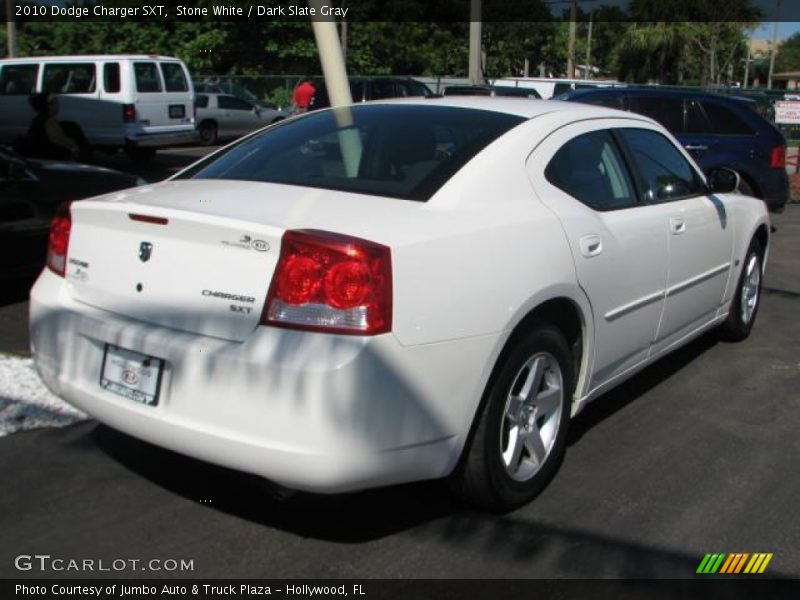 Stone White / Dark Slate Gray 2010 Dodge Charger SXT
