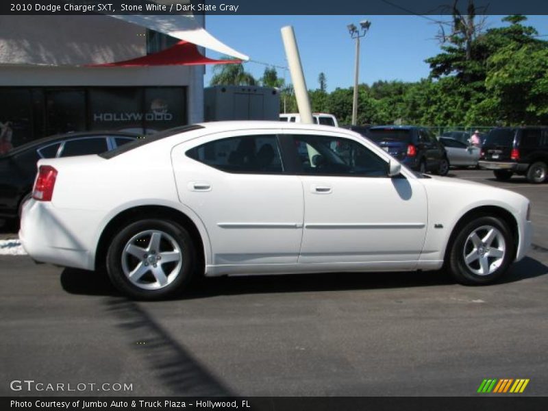Stone White / Dark Slate Gray 2010 Dodge Charger SXT
