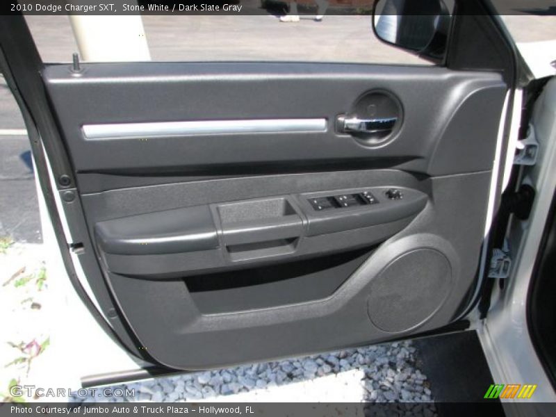 Stone White / Dark Slate Gray 2010 Dodge Charger SXT