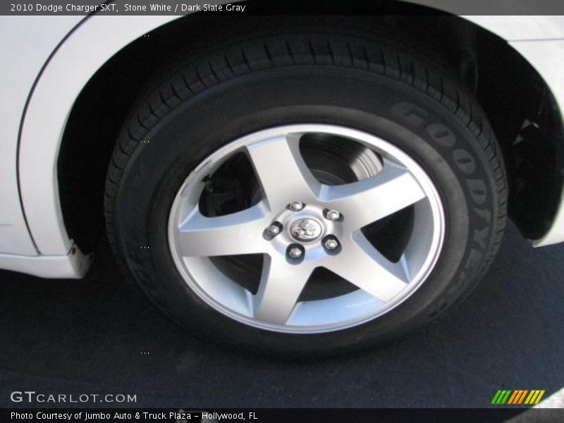 Stone White / Dark Slate Gray 2010 Dodge Charger SXT