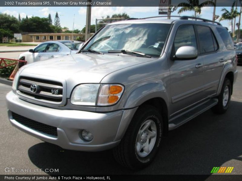 Thunder Gray Metallic / Charcoal 2002 Toyota Sequoia SR5