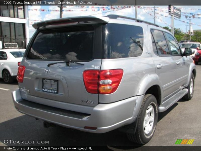 Thunder Gray Metallic / Charcoal 2002 Toyota Sequoia SR5