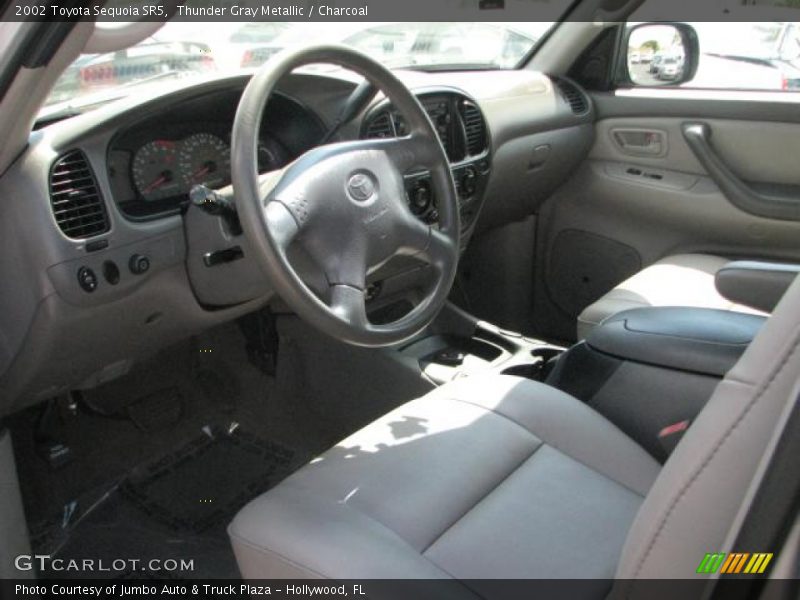 Thunder Gray Metallic / Charcoal 2002 Toyota Sequoia SR5