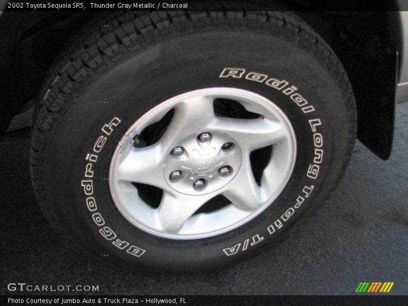 Thunder Gray Metallic / Charcoal 2002 Toyota Sequoia SR5
