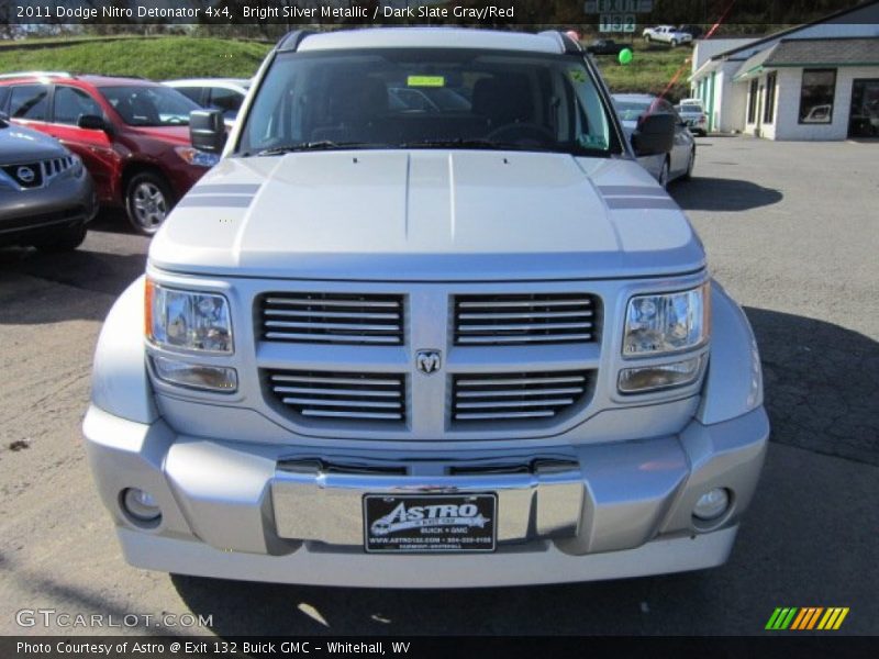 Bright Silver Metallic / Dark Slate Gray/Red 2011 Dodge Nitro Detonator 4x4