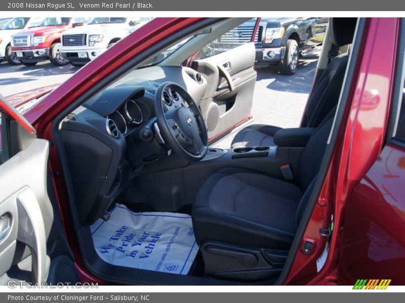 Venom Red Pearl / Black 2008 Nissan Rogue SL