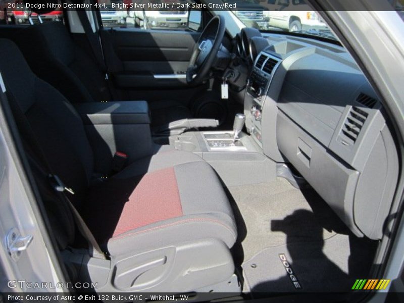 Bright Silver Metallic / Dark Slate Gray/Red 2011 Dodge Nitro Detonator 4x4