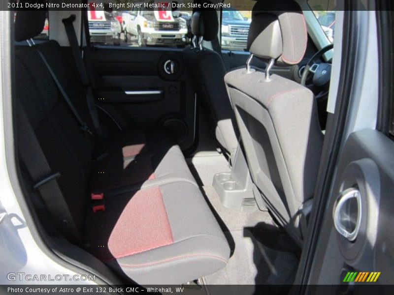 Bright Silver Metallic / Dark Slate Gray/Red 2011 Dodge Nitro Detonator 4x4
