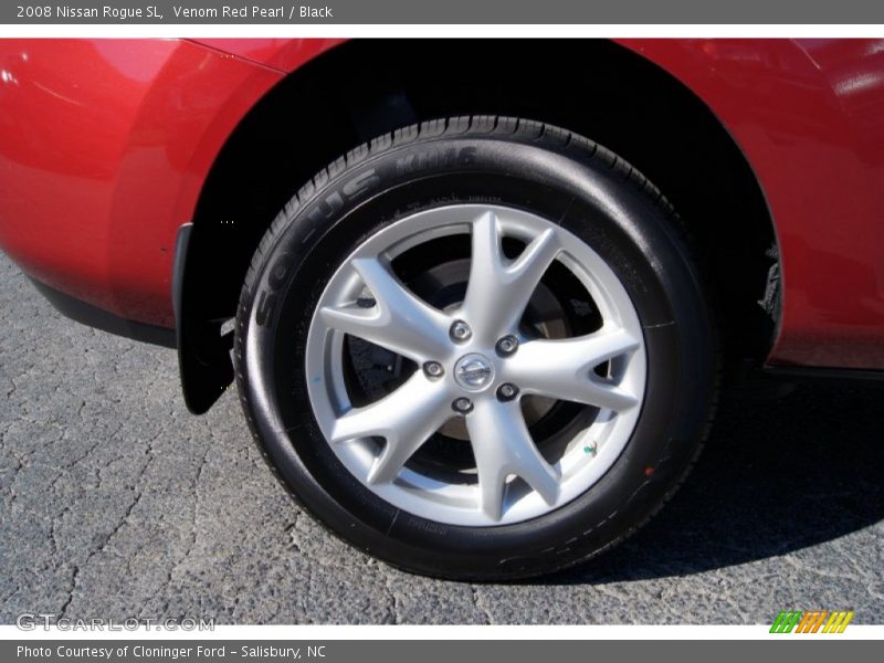 Venom Red Pearl / Black 2008 Nissan Rogue SL